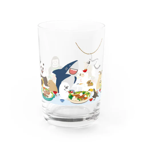のとねこと鍋パ Water Glass