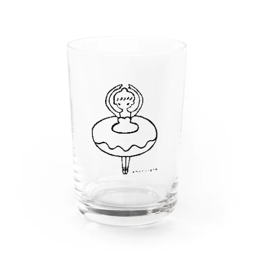 ドーナツチュチュのしょこれーと Water Glass