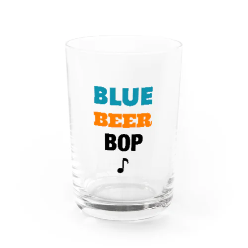BLUE BEER BOP♪ Water Glass