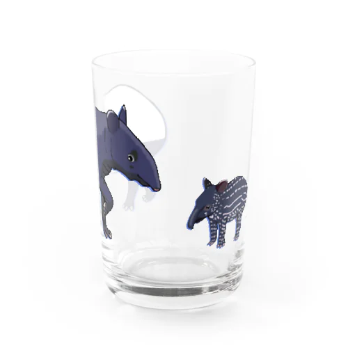 マレーバク　文字無し　親子 Water Glass