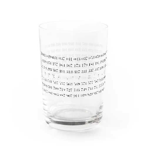 割れない素数 Water Glass