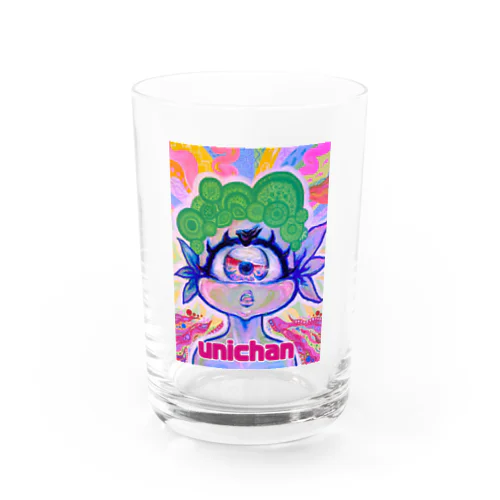 uniちゃん「天命回転図」クリアグラス Water Glass