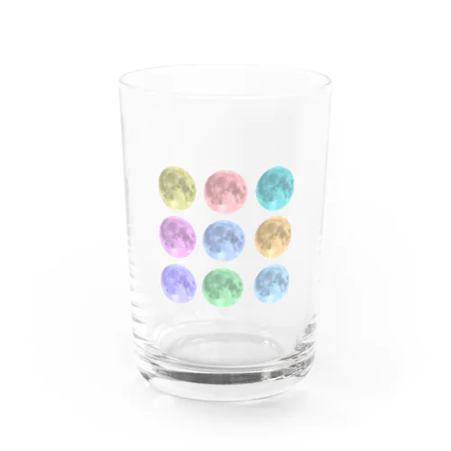 カラフルmoon Water Glass