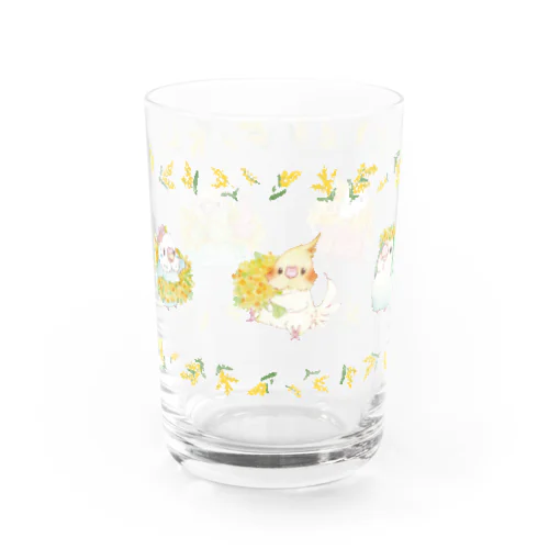 ことりとミモザ Water Glass