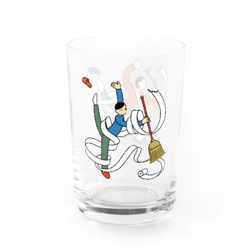 スリッパでステップ　グラス Water Glass