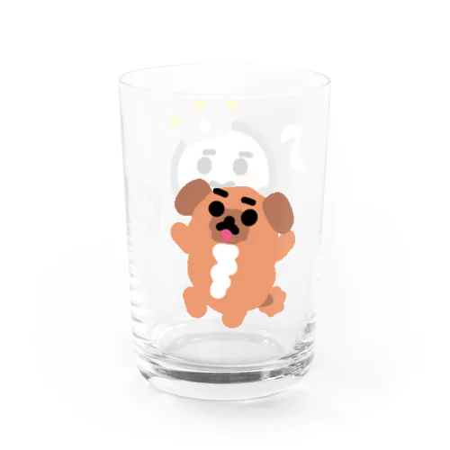 いちるちゃん と からあげ犬 Water Glass