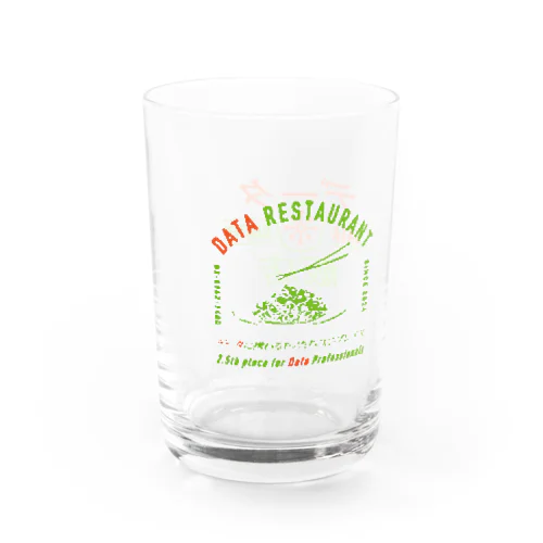 レトログラス（グリーン&レッド）｜データ飯店〜データに携わるモノたちの2.5thプレイス〜 Water Glass