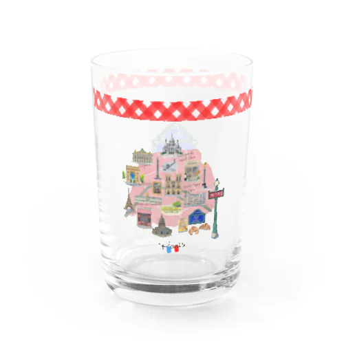 PARIS MAP Water Glass