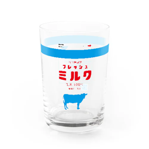 フレッシュミルク 牛乳 Water Glass