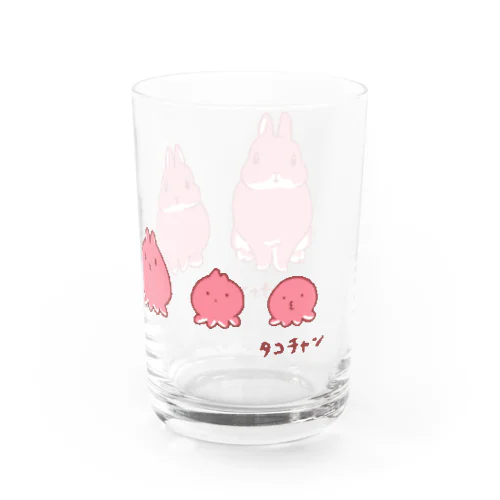 ウサチャンタコチャン Water Glass