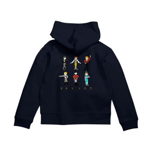 バレエ男子　大集結 Zip Hoodie