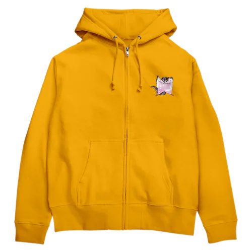 ロックなモモンガ Zip Hoodie