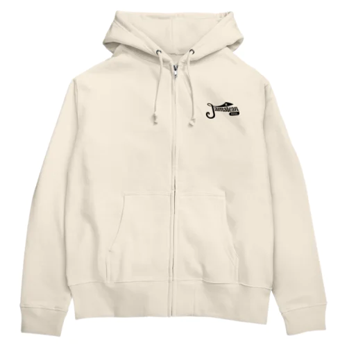 Jamaican Soul BLACK Zip Hoodie
