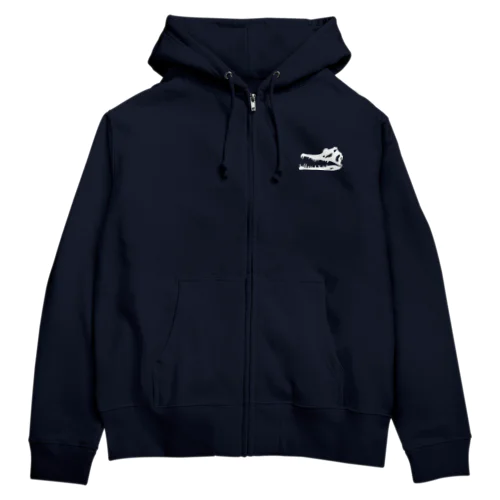 みんな大好きスピノサウルスの骨 Zip Hoodie
