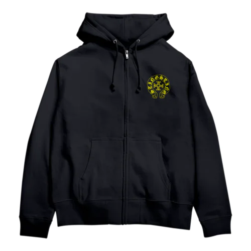 sting sting.Horseshoe logo(YEL) Zip Hoodie
