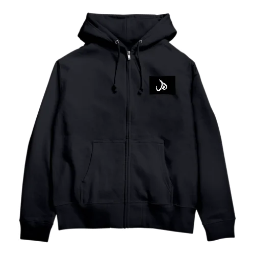 JonDi ロゴジップパーカー黒A Zip Hoodie