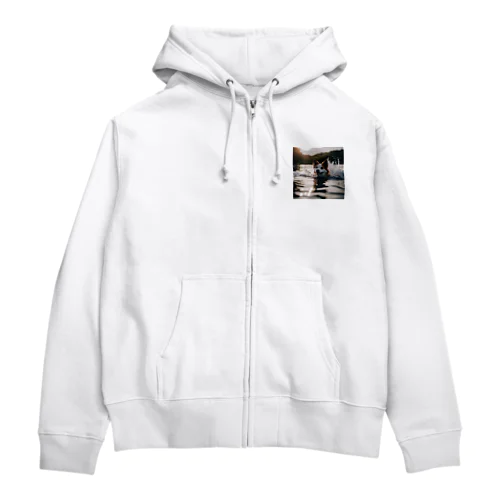 すうぃむ犬 Zip Hoodie