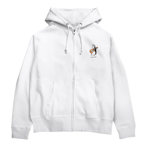 騒音のない世界のペンギングッズ Zip Hoodie
