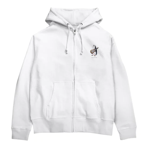 騒音のない世界のペンギングッズ Zip Hoodie