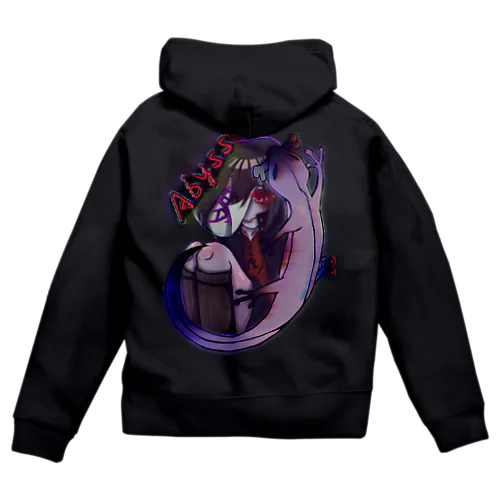 悪魔の子と使い魔トカゲくん Zip Hoodie