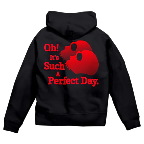 Oh! It's Such A Perfectday.（赤） Zip Hoodie