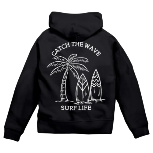 サーフライフ Zip Hoodie