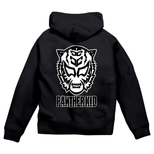 シロジ＆シロワクのあるパンサーキッド Zip Hoodie