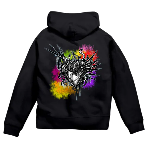 Mashinoid_Heat Zip Hoodie