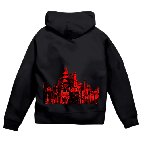 瑟瑟座 Zip Hoodie