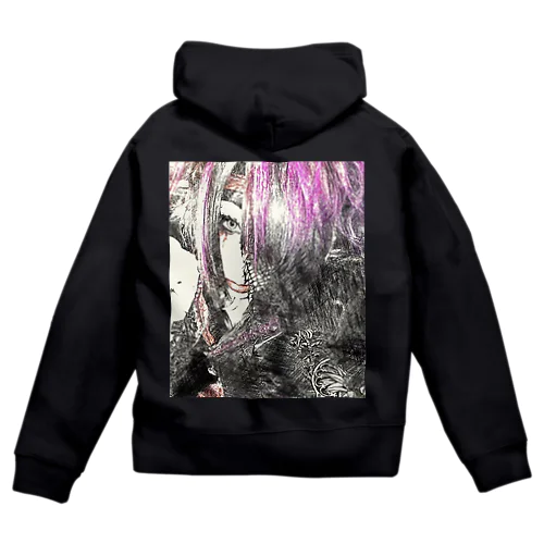 廃児氏~タダカオガイイヒト塢岬ver.~ Zip Hoodie