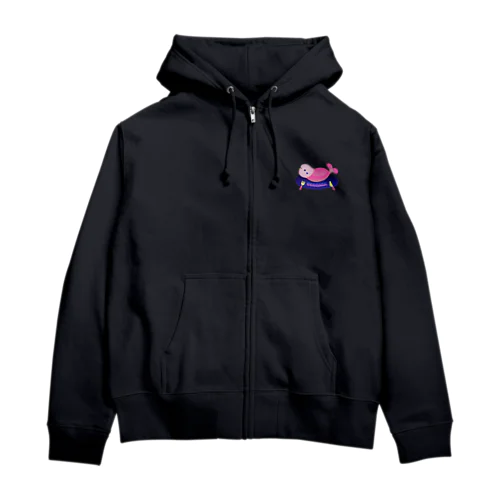 おさかなインコ Zip Hoodie
