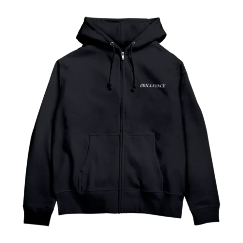 白黒パーカー Zip Hoodie
