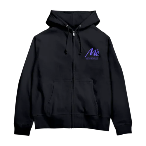 MESARION＋ロゴ文字切り抜きVer（紫） Zip Hoodie