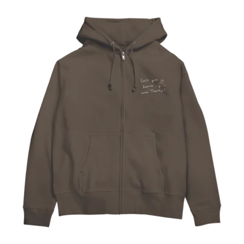 チモシーをいっぱいあげましょう ネザー Zip Hoodie