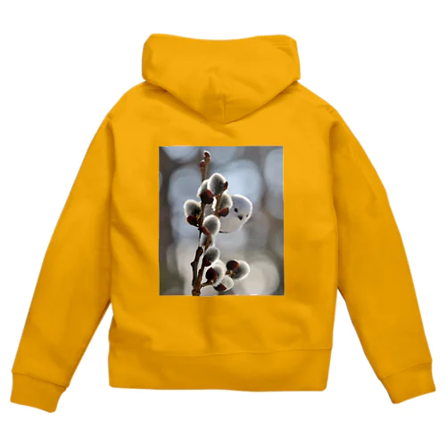 【人気シリーズ】サロベツで雪の妖精シマエナガ Zip Hoodie