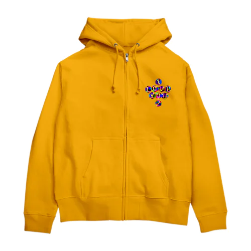 〇文字『I LOVE YOU2 h.t.』 Zip Hoodie