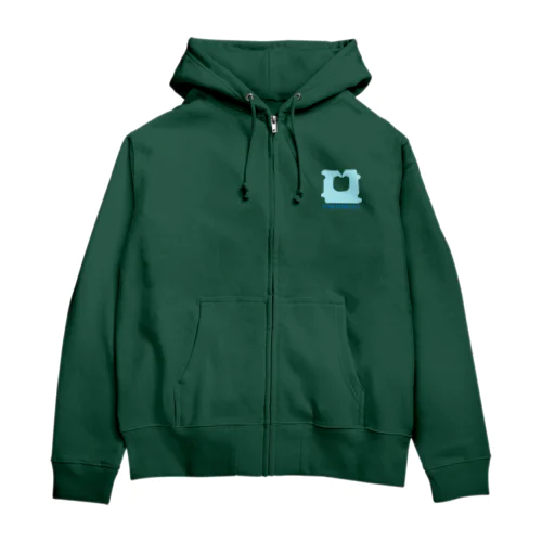 パンの袋とめるやつ Zip Hoodie