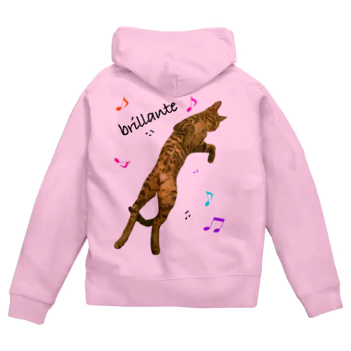 のびちゅー Zip Hoodie