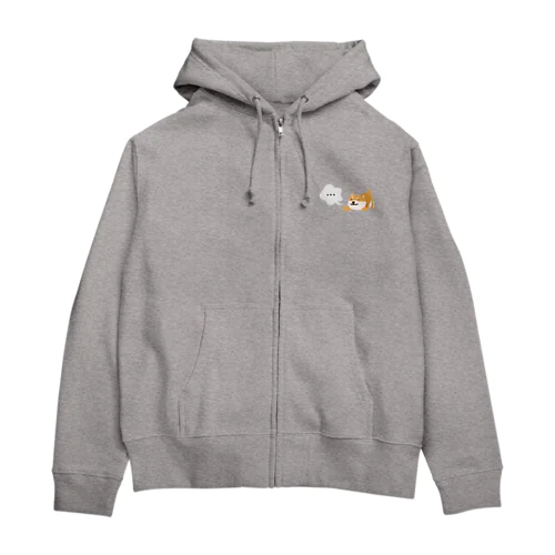 むむむ柴犬（・・・） Zip Hoodie