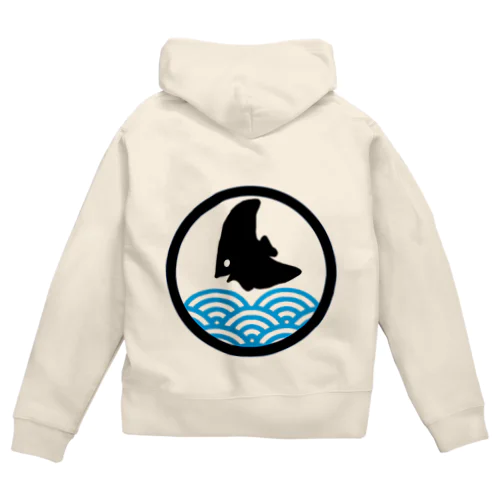 ナンツバ青海波 Zip Hoodie