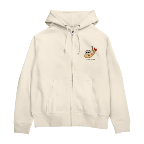 フライングえび天 Zip Hoodie