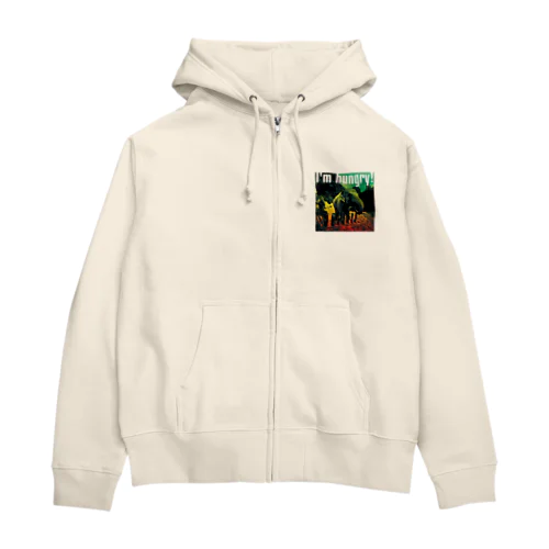 おなかすいたぞう Zip Hoodie