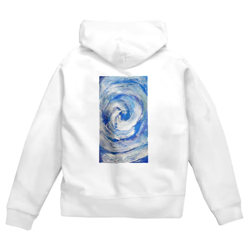 kiokuアート　future Zip Hoodie