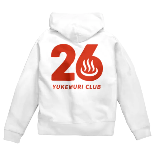 26 YUKEMURI CLUB（両面） Zip Hoodie