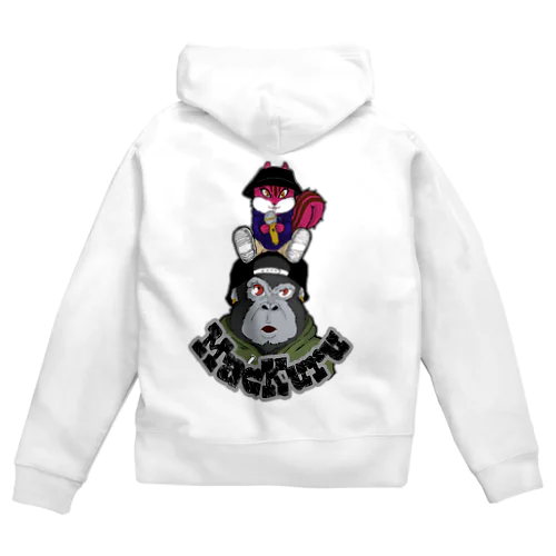 MacKurubrand Zip Hoodie
