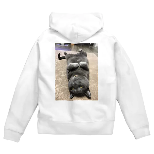 こわ猫ボスくん Zip Hoodie