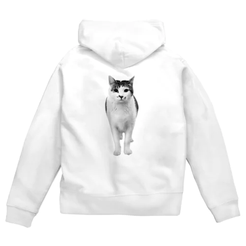 猫のトラミ兄ちゃん Zip Hoodie