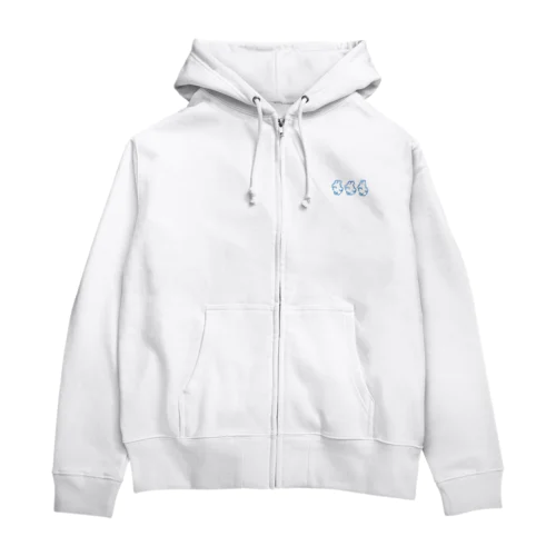 3(BLUE) Zip Hoodie