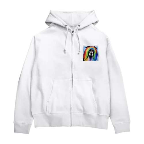 虹犬 Zip Hoodie