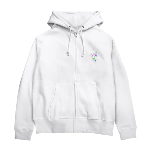 scattering field Zip Hoodie